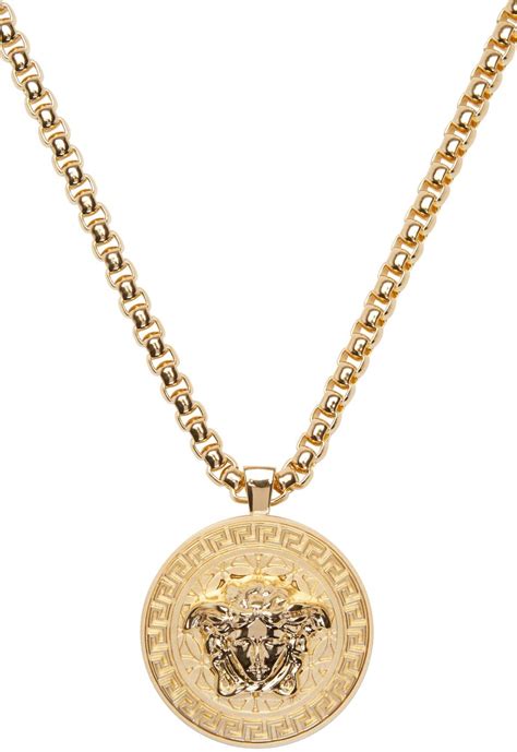 versace kette gold herren|men's versace necklace.